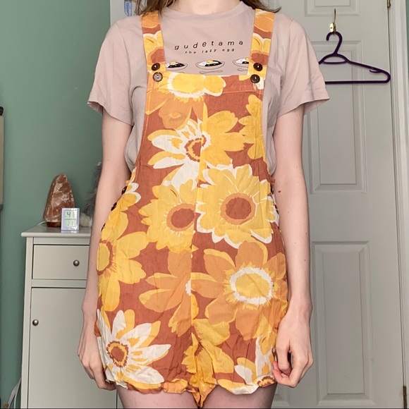 Afends floral overalls 🌼 - Picture 1 of 5